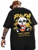 T-shirt décontracté pour hommes T-shirts graphiques surdimensionnés Loose Zodiac Pure Cott Y2K Tops Vêtements Streetwear Harajuku Tees à manches courtes K2GK #