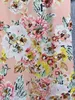 Early Spring New Small Fresh Countryside Fragmented Flower Beaded Short Sleeve Fashion Sweet Dress