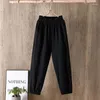 Spodnie damskie bawełniane lenne spodnie swobodne spodnie kobiety lato PL; USA harem harem high talia pantalon pantalon vintage spodni jogger