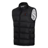 Winter Nieuwe 9 Gebieden Verwarmd Vest Mannen USB Elektrische Verwarming Jas Thermische Vest Winter Jacht Outdoor Vest z1T1 #