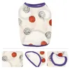 Dog Carrier Clothes Pet Costume Cat Vest Lovely Candy Pattern Dress Breathable Summer Skirt