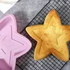 Bakvormen 3D Pentagram Vormige Siliconen Cakevorm Pan Handgemaakte Mousse Dessert Lade Fondant Chocolade Schimmel Keuken Tool