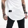 Hommes d'été Fi Fitn Tees Gym Sport Running Patchwork manches courtes chemise respirante Bodybuilding T-shirt homme vêtements I3Yn #