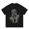 дизайнерские футболки рубашки с графическим рисунком мужская футболка женская футболка дышащий хлопок с принтом хип-хоп рок винтаж готика адская звезда уличные граффити надписи