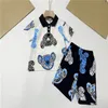 2024 New Baby Designer clothing Summer high quality children's clothing set Boys Girls clothing Children's sportswear size 90cm-150cm h8