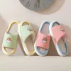 Slippers Slippers Women Cartoon Dog Sandals Flip Flops For Woman Cute Linen ome Men Couples Four Seasons Indoor Soes Comfortable Slides H240326AR8I