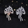 Brooches Fashion Romantic Rhinestone Exquisite Bridal Bouquet Brooch Elegant Wedding Accessories Women's Party Dress