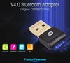 Adaptateurs réseau Adaptateur Bluetooth sans fil V 4.0 double mode USB Dongle Mini adaptateur récepteur d'ordinateur émetteur 50 pièces/lot Drop Del Otf6H