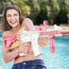 لعبة Gun Toys M416 مدفع المياه الكهربائية - مدفع المياه الكهربائية مع اتصال زجاجة ماء خارجي - تصل إلى 20 قدمًا على مسافة طويلة تلقائية Toy240327