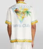 24SS Casablanca Tennis Club Sets Sets Kubańskie Koszulki z krótkim rękawem Mężczyźni i Kobiet Designer Shorts Casablanc