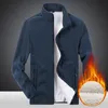 wholesale Polar Fleece Plüsch Zip Up Jacke ThickenPlus Size Herren Unisex Winter Sherpa Fleece Jacke I6SY #