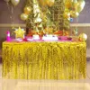 Table Skirt Spiral Tassel For Wedding Birthday Party Decoration Festive Celebration And Chair