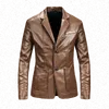 2022 Spring Autumn Fi New Men 's Casual Lapel Leather DR Suit Coat / Male Fi Busin 캐주얼 푸 블레이저스 재킷 g4yg#