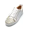 Прогулочная обувь Qianruiti 2024, мужские низкие кроссовки на плоской подошве с золотыми заклепками и отделкой на молнии с круглым носком на шнуровке, взлетно-посадочная полоса Chaussures Hommes
