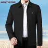 Mantlconx fi Men's Jackets Busin Jacket Men Windbreaker Coat Spring autunt Brand Curical Solid Men's Clothing 4XL 22IU＃