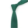 Boyun bağları Moda Erkek Kravat Örgü Kravat Kravat Düz Renk Dar İnce Skinny Dokuma Düz Cravate Kravatlar Damlası Dağıtım Acce Otslh