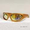 Sunglasses 2024 Classic High Quality Cat Eye Frame Acetate Silver Mirror Women Steampunk Mirrored Black Shades Y2K