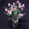 Decorative Flowers Artificial Plants Purple White Yellow Pea Flower Home Garden Decorate