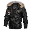 Winter Bomberjacke Männer Windbreaker Dicke Fleece Armee Militärische Motorradjacke Herren Pilotjacke Mantel Outwear Plus Size 3XL F6UW#