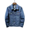 2021 Spring And Autumn New High-end Blue Denim Jackets Men's Fi Jacket Chaquetas Hombre Lg Sleeve Butts Men's Fi K2Ru#