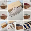 Loro piano lp lorospiasl diseñador zapatos top shopes altos amenazos de caminata adornados hombres hombres mocas de gamuza zapatos pareja de cuero genuino para hombres facto