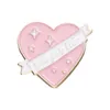 Broche esmaltado rosa coração lua flor personalizado mochila chapéu amigos acessórios adorável emblema lapela roupas jóias amigos