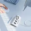 4-Port USB 3.0 Taşınabilir Cep Telefonu Tutucu Veri Hub Dizüstü Bilgisayar Flash Drive Sabit Disk için uygun