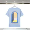 Polo Casa Blanca Mens T-shirt Ny kortärmad fantasy Gate Letter Print Personlig rund hals Kort ärm T-shirt