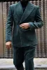 fi Corduroy Peak Lapel Men Suits Wedding Masculino Terno Tuxedo Slim Fit Groom Prom Costume Homme Blazer 2 Pcs Jacket+Pant F77r#