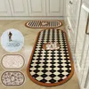 Carpets American Style Kitchen Floor Mat Non-slip Washable Household Long Rugs Water-absorbing Oil-absorbing Pad Premium Carpet