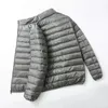 Männer Leichte Wasser-Abweisend Packable Puffer Jacke 2023 neue Winter Männer Ente Unten Mantel Weibliche Winddicht Parka 43T0 #