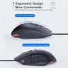 Mouse Mouse da gioco IMICE T91 Mouse per computer ABS compatibile con DPI regolabile con design del pulsante di fuoco per ufficio