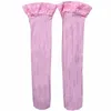 Women Socks 2024 Red Bright 70D Sherbin Strumps spets sida sexig underkläder silikon anti slip transparent fet lång rör