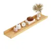 Étagères de cuisine en bois, accessoires de rangement, décoration murale, étagères, appareil de chambre, vie à la maison, Organization utile