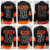 Carter Hart Travis Konecny Hockey Jersey Flyers personnalisés Ivan Provorov Sean Couturier Kevin Hayes Morgan Frost Owen Tippett Brendan Lemiux Ryan Ellis