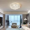 Ceiling Lights Romantic Feather Light White Flower LED Creative Lamp Bedroom Restaurant Living Room Home Children Decoration