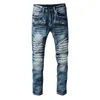 Trendamiri 1093 Street Trend Light kniepatch jeans met stretch