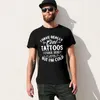 Herenpolo's Ik heb echt coole tatoeages hieronder, maar ik heb het koud Grappig shirt T-shirt Koreaanse mode Dierenprintor Jongens zwarte T-shirts voor mannen