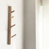 Perchas SV-Colgador de pared de madera, gancho para abrigo, estante de almacenamiento de ropa de madera, ganchos para decoración del hogar, para colgar sombreros decorativos