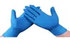 Guantes desechables azules, 100 Uds., PVC, polvo no estéril, suministros de limpieza de látex, cocina y alimentos seguros, ambidiestros264n4035556