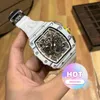 Montre pour hommes montres de créateur mouvement automatique luxe affaires loisirs personnalisé blanc hommes multifonctions