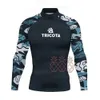 Traje de baño para hombres Tops de surf para hombre Natación Camisetas de buceo Manga larga ajustada Traje de baño Protección contra rayos UV Ropa para surf Traje flotante de playa 24327