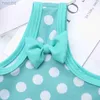 One-Pieces Cute Polka Dot U Neck Baby Girls Swimwear Beachwear One-piece Baby Swimsuit Sleeveless Bowknot Toddler Infant Bathing Suit 24327