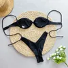 Dames Badmode Wit Zwart Push Up Bikini Set 2 Stuks Zwempak Voor Vrouwen Sexy Bikini 2024 Lage Taille Baden Beachwear