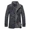 2024 Winter Warm Kunstleer Jas Mannen Solid Lg Mouw PU Lederen Jas Stand Kraag Dikke Slim Fit Mannen Jas trenchcoats c42n #