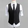 Haute Qualité Couleurs Solides Mariage Dr Groom Hommes Fi Design Slim Fit Gilet Formel Haut De Gamme Busin Costume Décontracté Gilet K7jK #