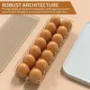 Sacchetti per gioielli Contenitore per uova 14 con supporto per maniglia del coperchio per vassoio portaoggetti in frigorifero (confezione trasparente da 2)