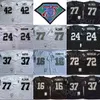 1984 1998 Football rétro 24 Charles Woodson Jersey 37 Lester Hayes 42 Ronnie Lott 77 Lyle Alzado 72 John Matuszak 16 Jim Plunkett 1976 1980 Vintage Noir Blanc