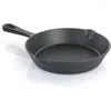 Cookware Sets MegaChef Assorted Pre-Seasoned Cast Iron Set 5 Piece Black