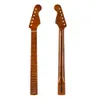 Grade Tiger Patterned Roasted Maple Guitar Handle and Neck for ST Strat Cow Bone Pillow
